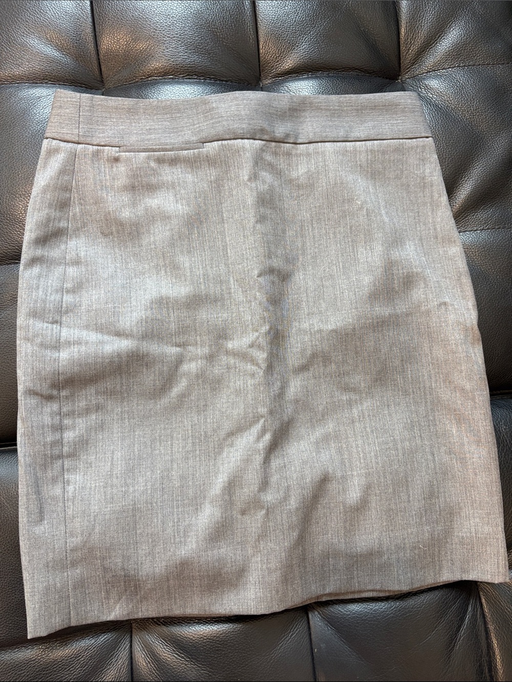 J. Crew Taupe Pencil Skirt